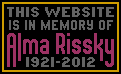 In memory of Alma Rissky